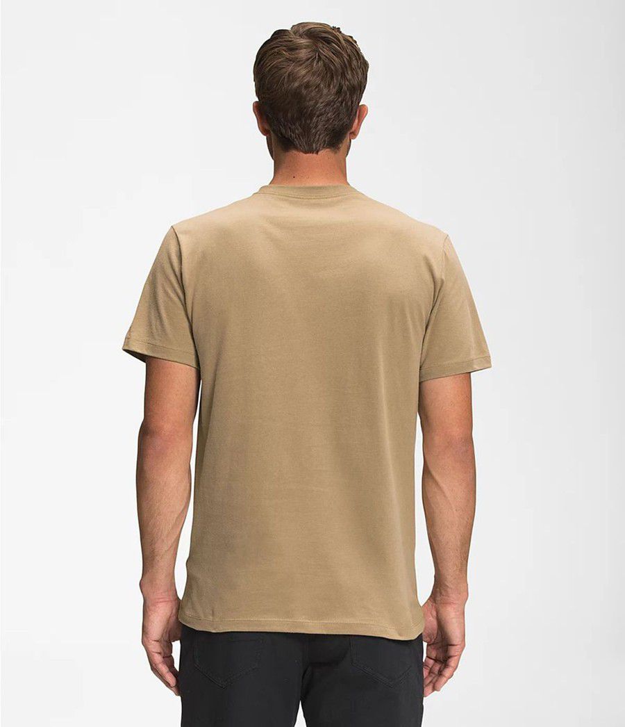 Pánské T-Shirts The North Face Short Sleeve Half Dome Hnědé | ZORTDQV-25