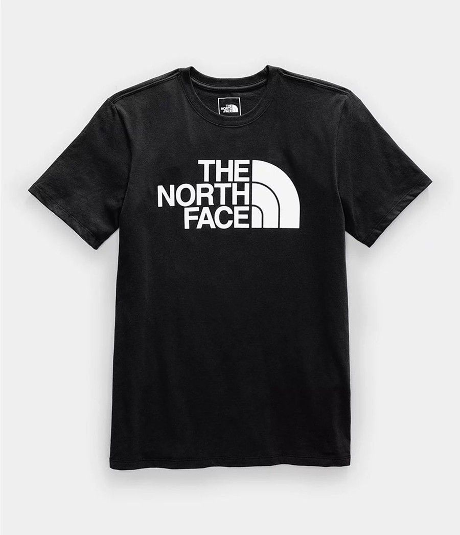 Pánské T-Shirts The North Face Short Sleeve Half Dome Černé | BJMOYRD-80