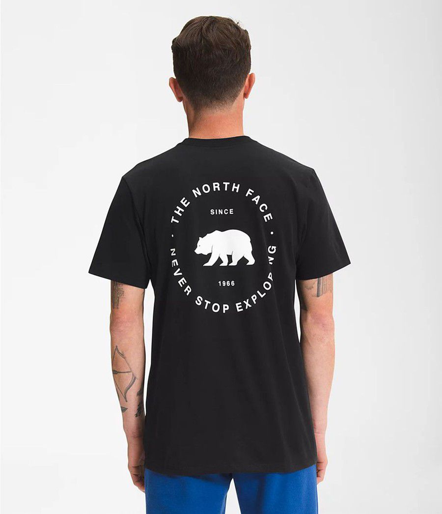 Pánské T-Shirts The North Face Short Sleeve Bear Nse Černé | KBDWQLG-74