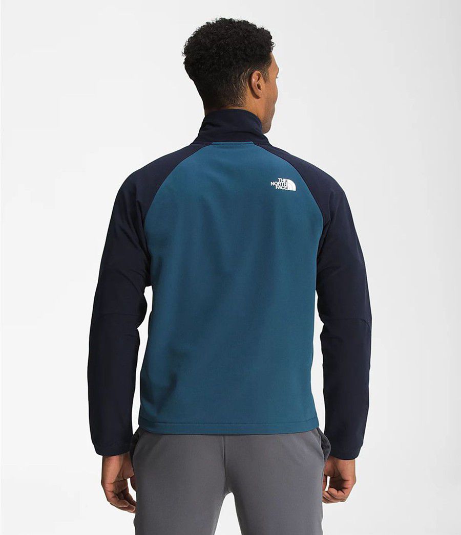 Pánské T-Shirts The North Face Tekware® Fleece ¼ Zip Tmavě Blankyt | PHIGSYR-05