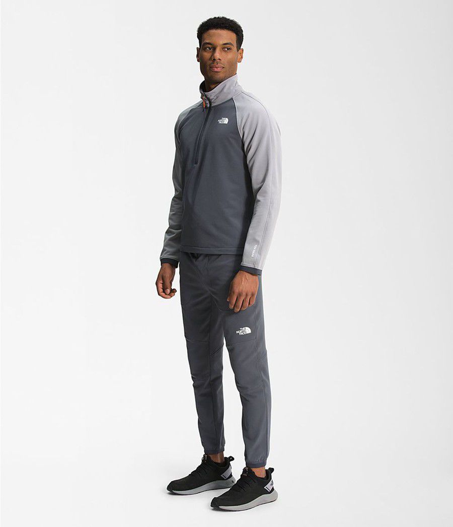 Pánské T-Shirts The North Face Tekware® Fleece ¼ Zip Šedé | QPLXJUM-54