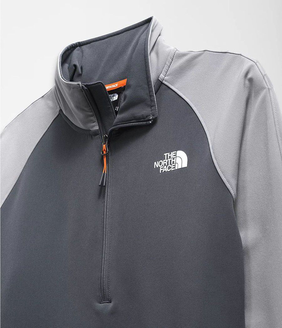 Pánské T-Shirts The North Face Tekware® Fleece ¼ Zip Šedé | QPLXJUM-54
