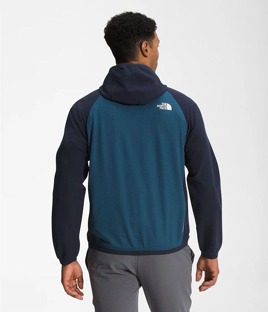 Pánské T-Shirts The North Face Tekware® Futurefleece Mix Tmavě Blankyt | TUMHKAQ-91