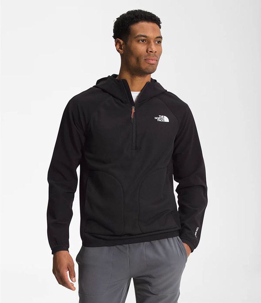 Pánské T-Shirts The North Face Tekware® Futurefleece Mix Černé | SBELNQK-68