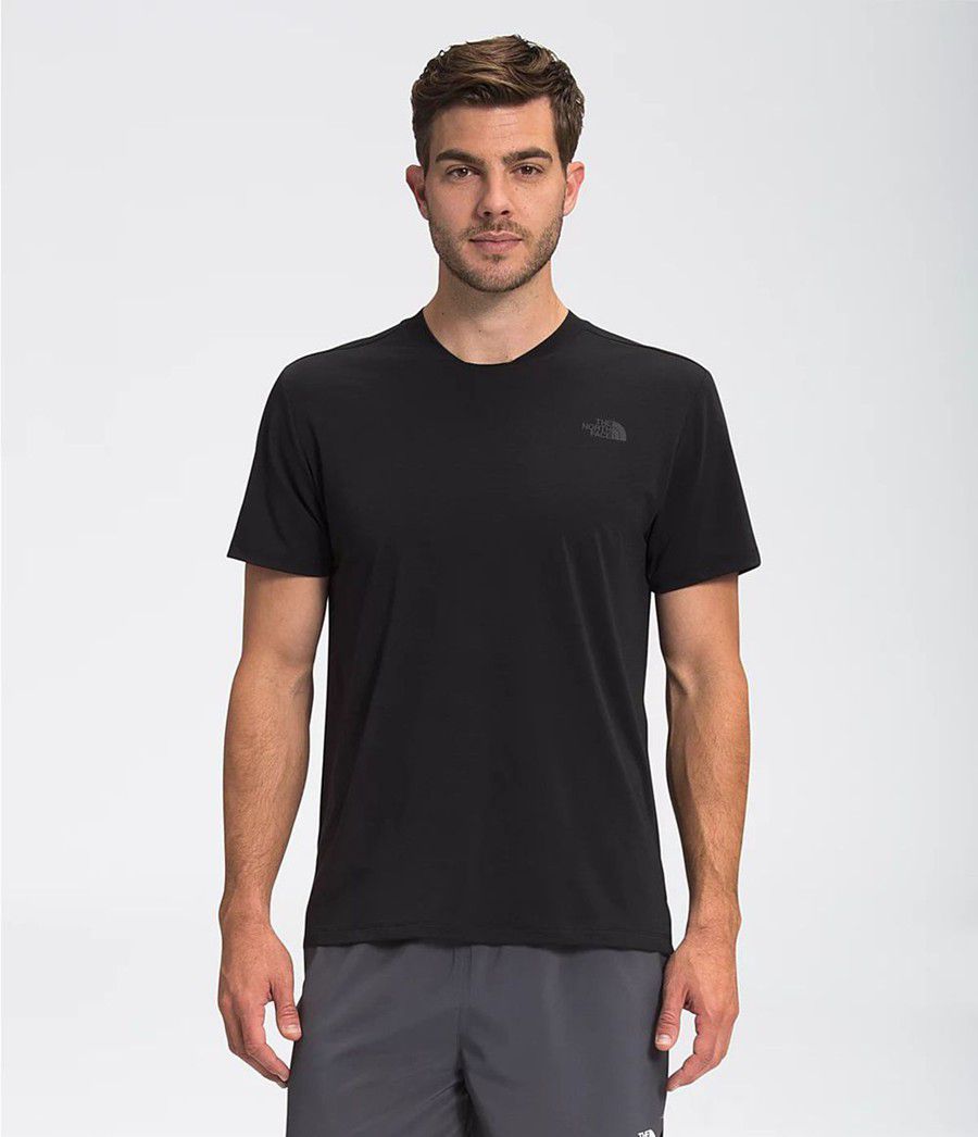 Pánské T-Shirts The North Face Wander Short Sleeve Černé | BEFIPUL-85