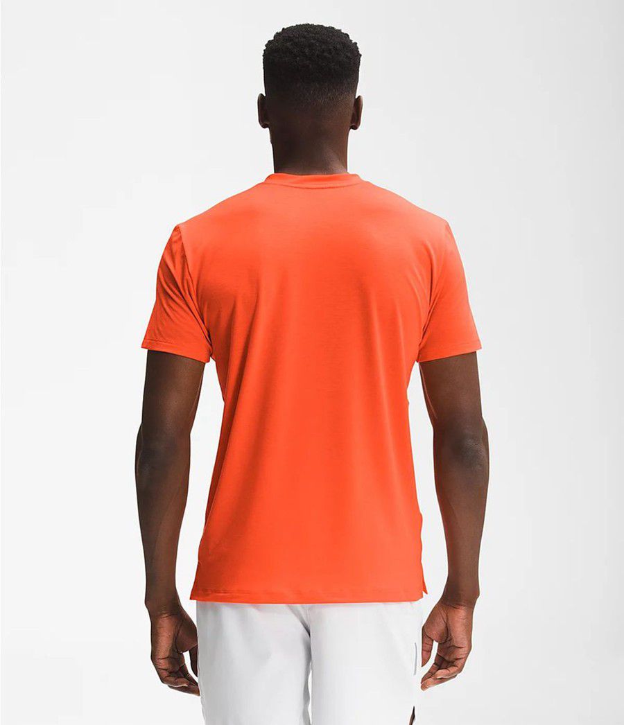 Pánské T-Shirts The North Face Wander Short Sleeve Oranžové | FELSDAB-36