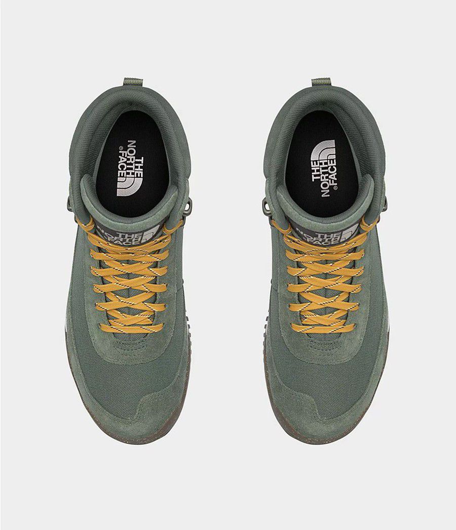 Pánské Tenisky The North Face Back-To-Berkeley Iii Textile Wp Zelene | CEGVLKQ-95