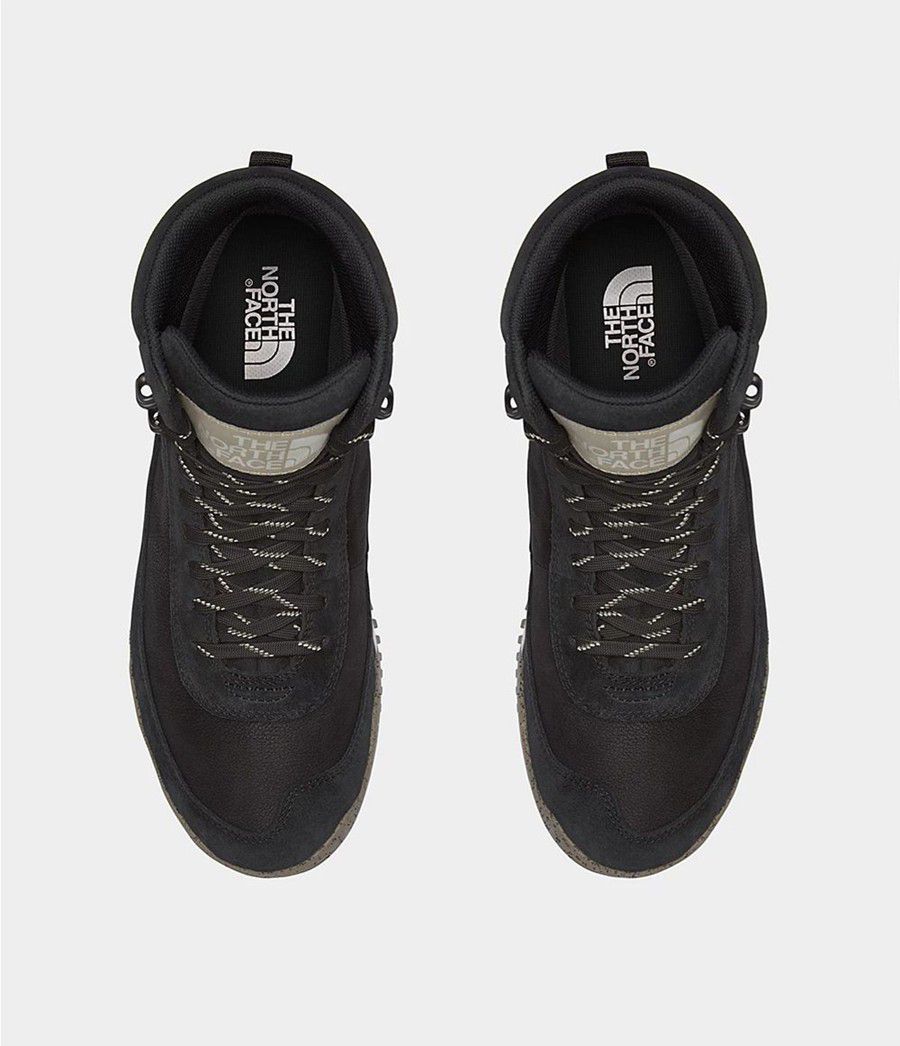 Pánské Tenisky The North Face Back-To-Berkeley Iii Leather Wp Černé | DFZQPRI-63