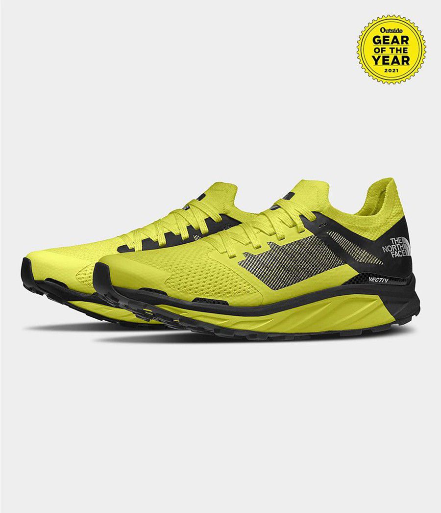 Pánské Turistické Boty The North Face Flight Vectiv Zelene Černé | IHJLSCD-36