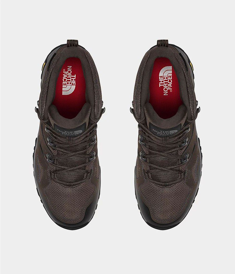 Pánské Turistické Boty The North Face Hedgehog Mid Futurelight Tmavě Hnědé | QOPVBLU-34