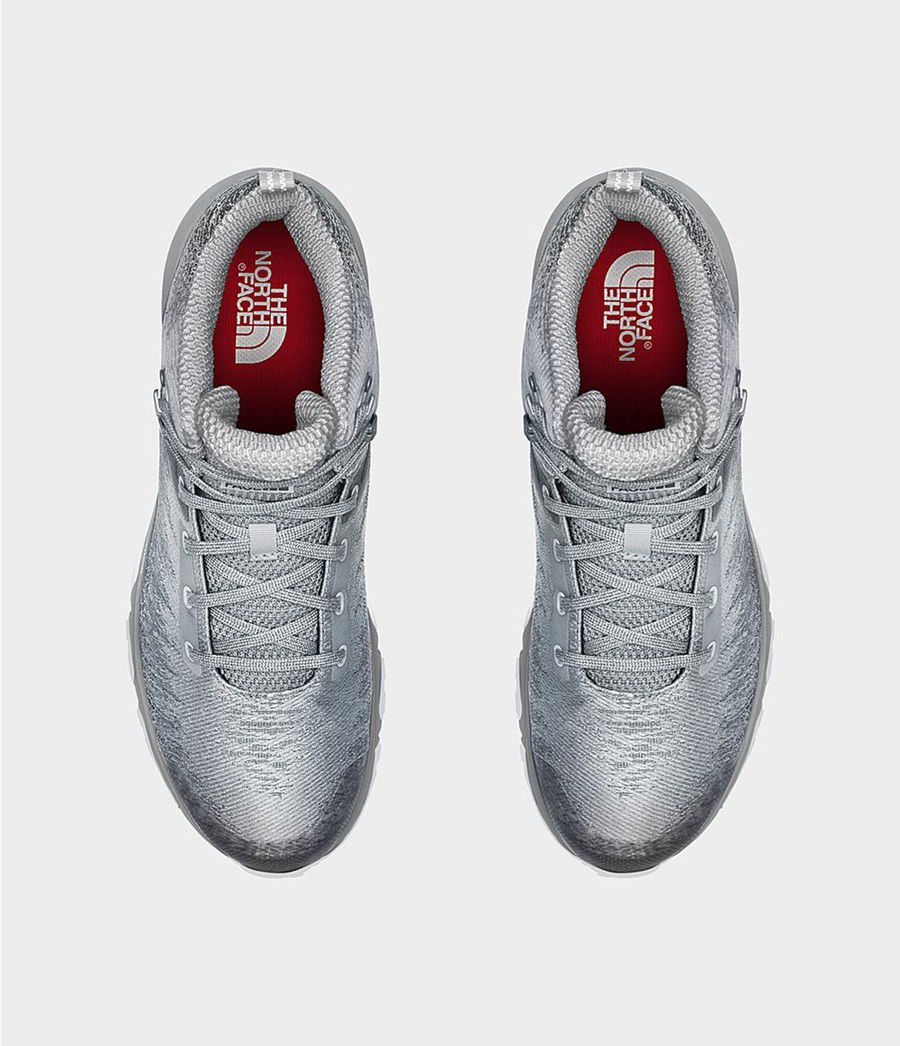 Pánské Turistické Boty The North Face Ultra Fastpack Iv Mid Futurelight Woven Šedé | AMOIXVL-23