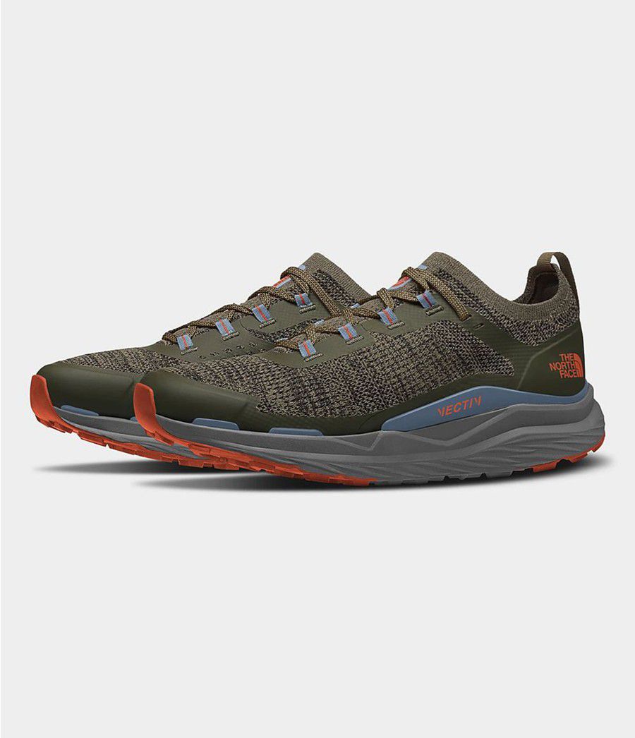 Pánské Turistické Boty The North Face Vectiv Escape Olivy Zelené | SNKPUDR-30