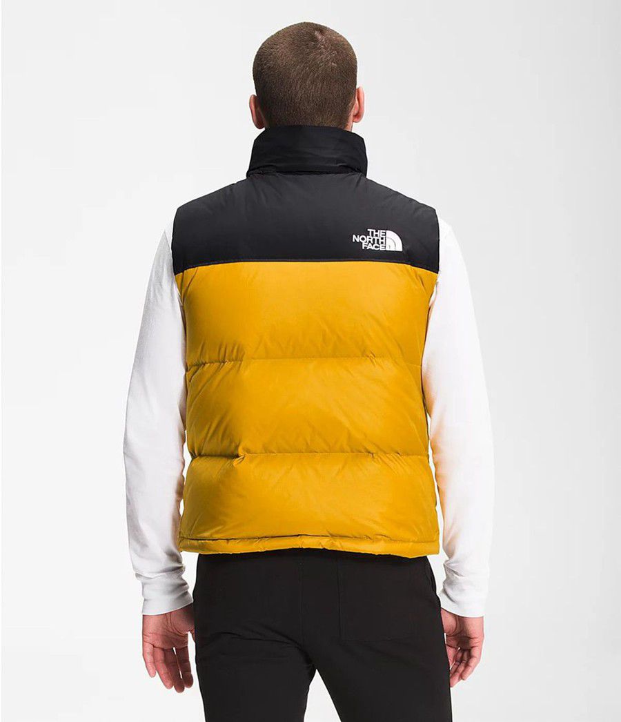 Pánské Vests The North Face 1996 Retro Nuptse Žluté | JVDOLZB-39