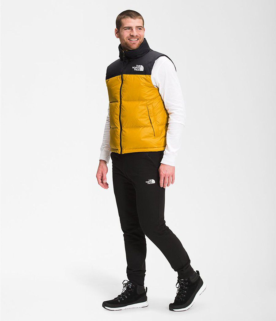 Pánské Vests The North Face 1996 Retro Nuptse Žluté | JVDOLZB-39