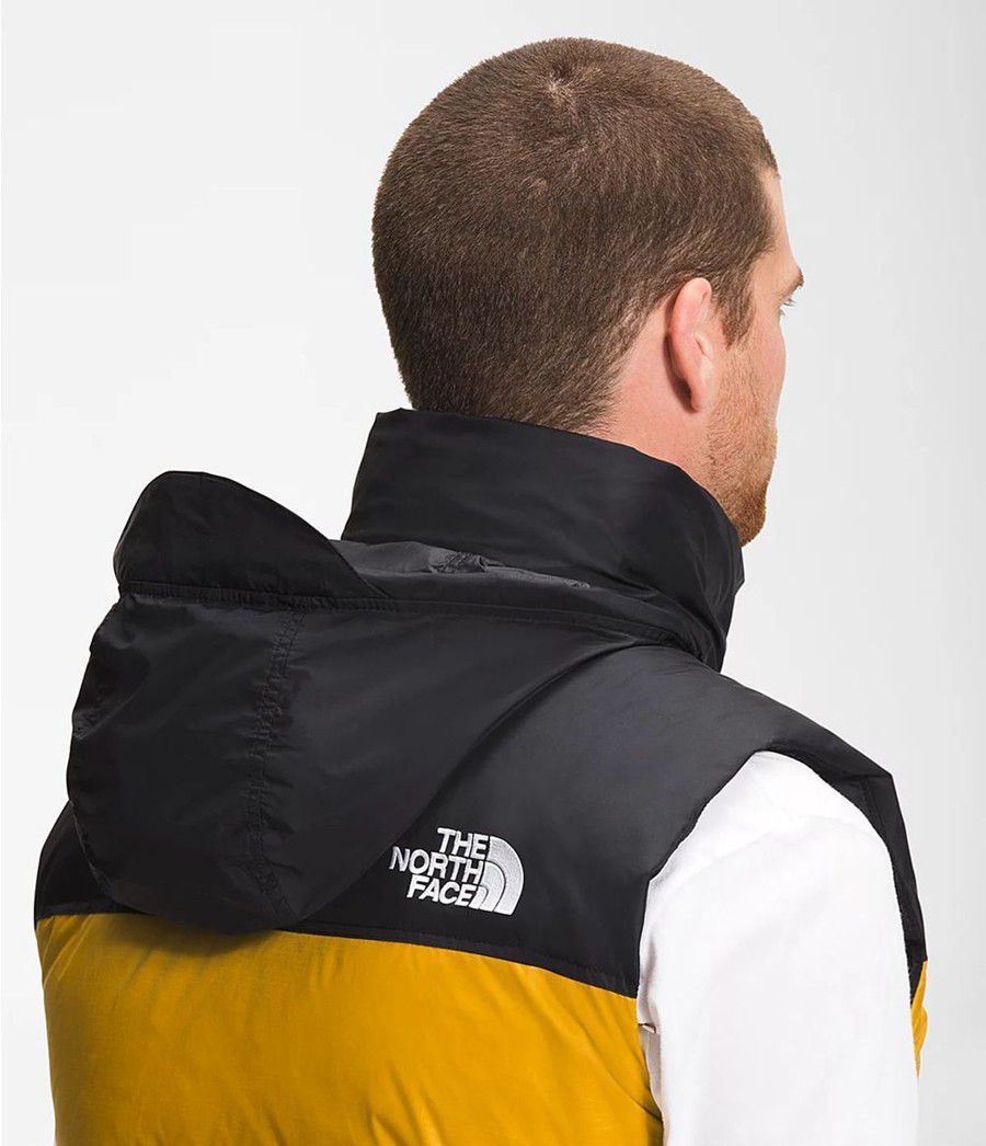 Pánské Vests The North Face 1996 Retro Nuptse Žluté | JVDOLZB-39