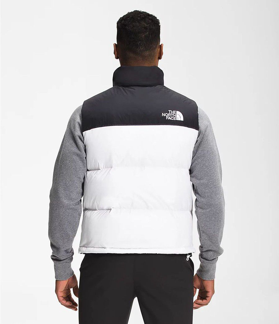 Pánské Vests The North Face 1996 Retro Nuptse Bílé | PSTUBXI-09