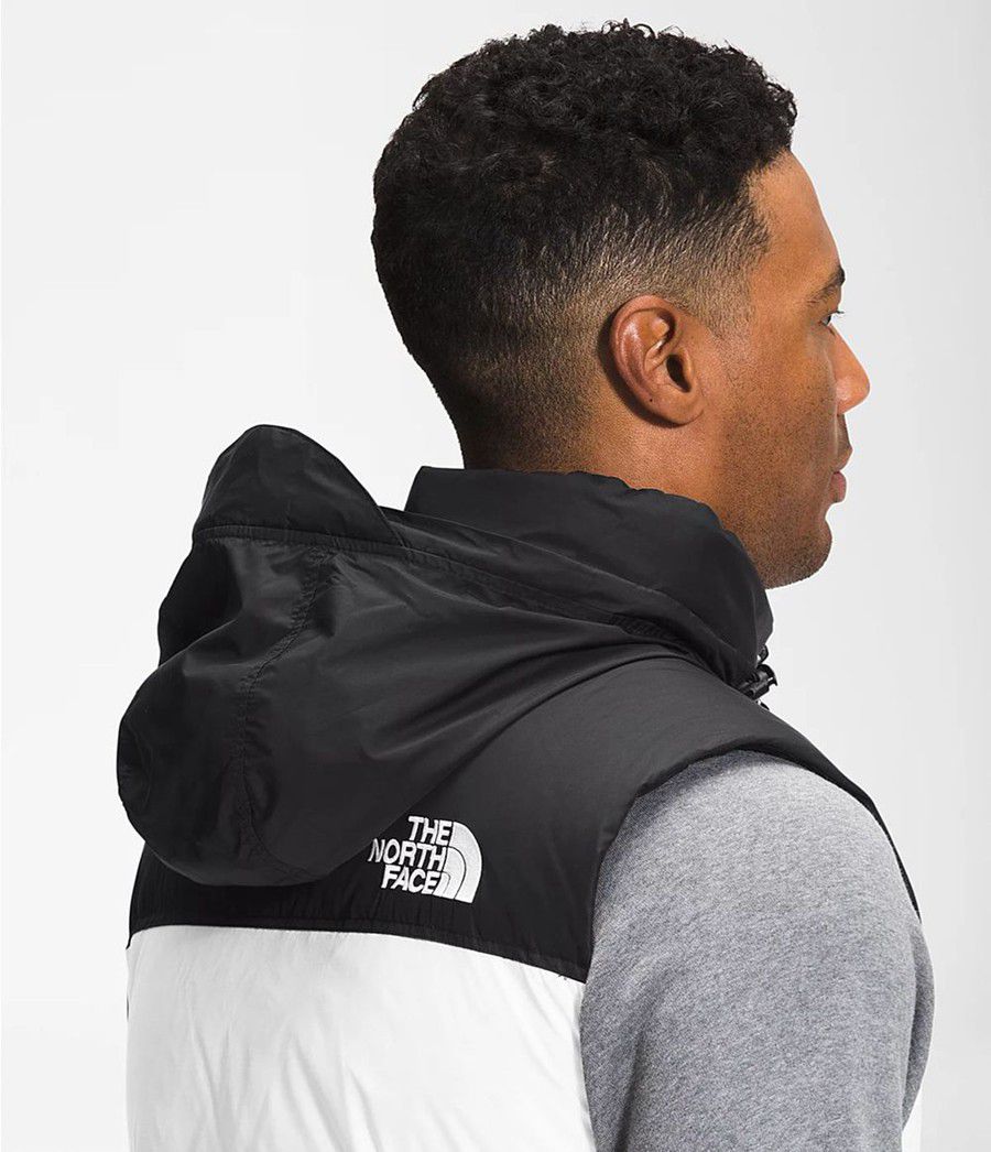 Pánské Vests The North Face 1996 Retro Nuptse Bílé | PSTUBXI-09
