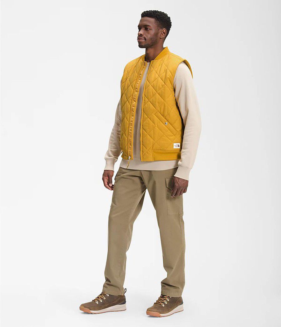 Pánské Vests The North Face Cuchillo Insulated Žluté | NCXBFWK-21