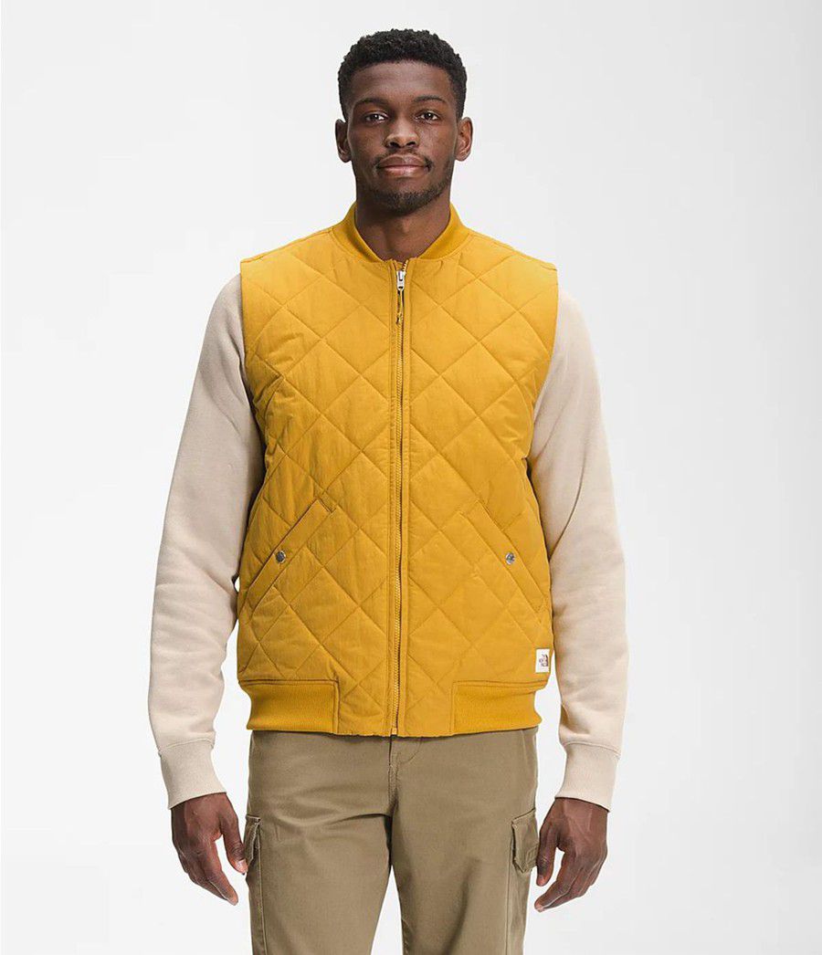 Pánské Vests The North Face Cuchillo Insulated Žluté | NCXBFWK-21