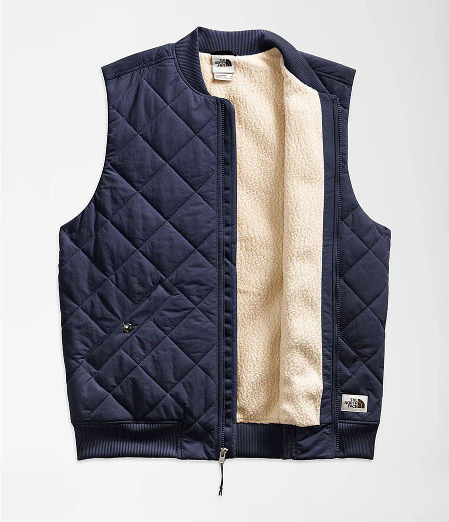 Pánské Vests The North Face Cuchillo Insulated Tmavě Blankyt | WELIQYJ-61