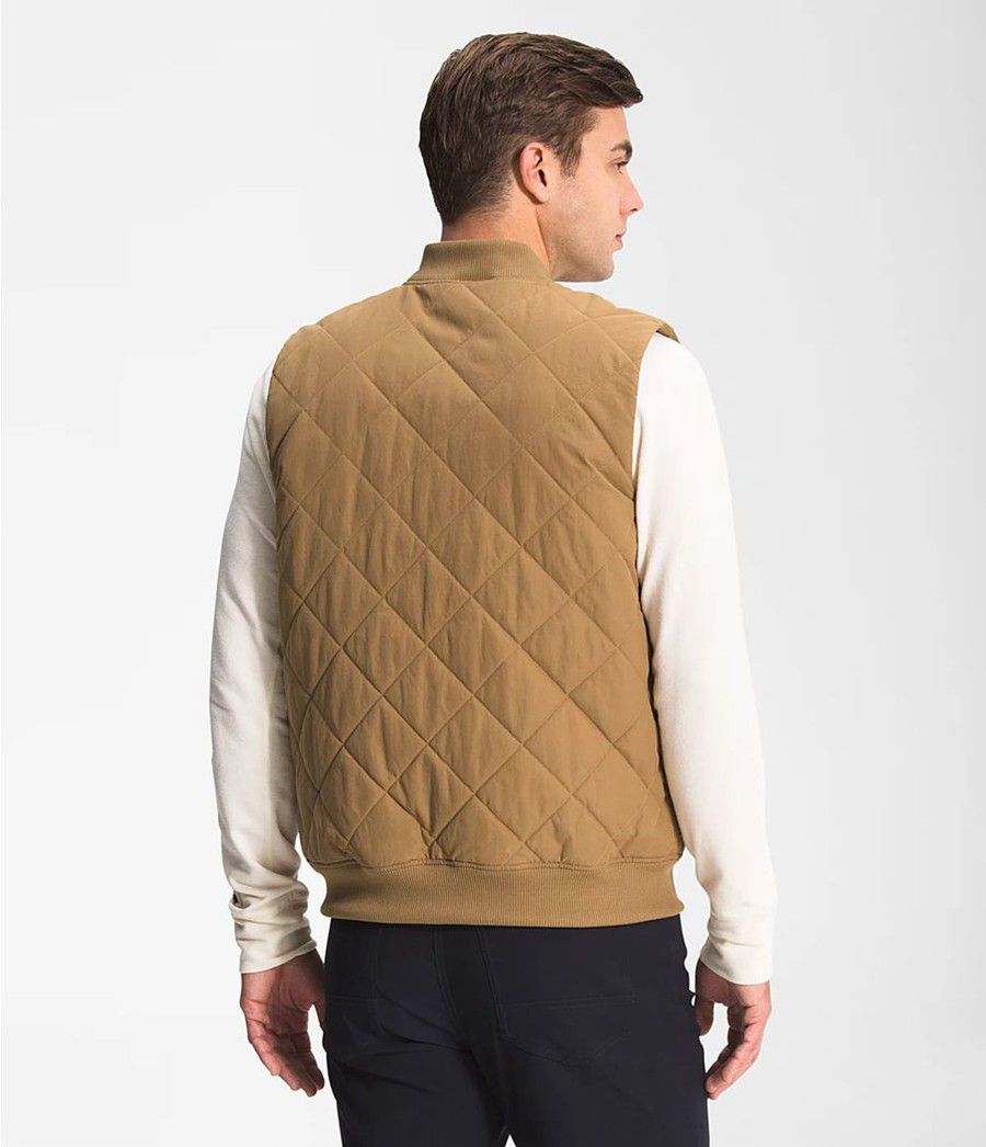 Pánské Vests The North Face Cuchillo Insulated Hnědé | KPJRQYS-28