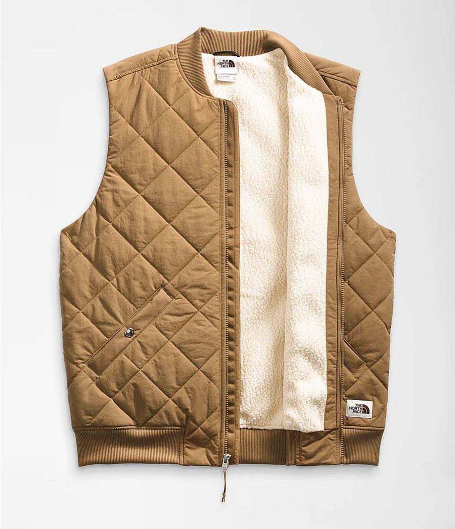 Pánské Vests The North Face Cuchillo Insulated Hnědé | KPJRQYS-28