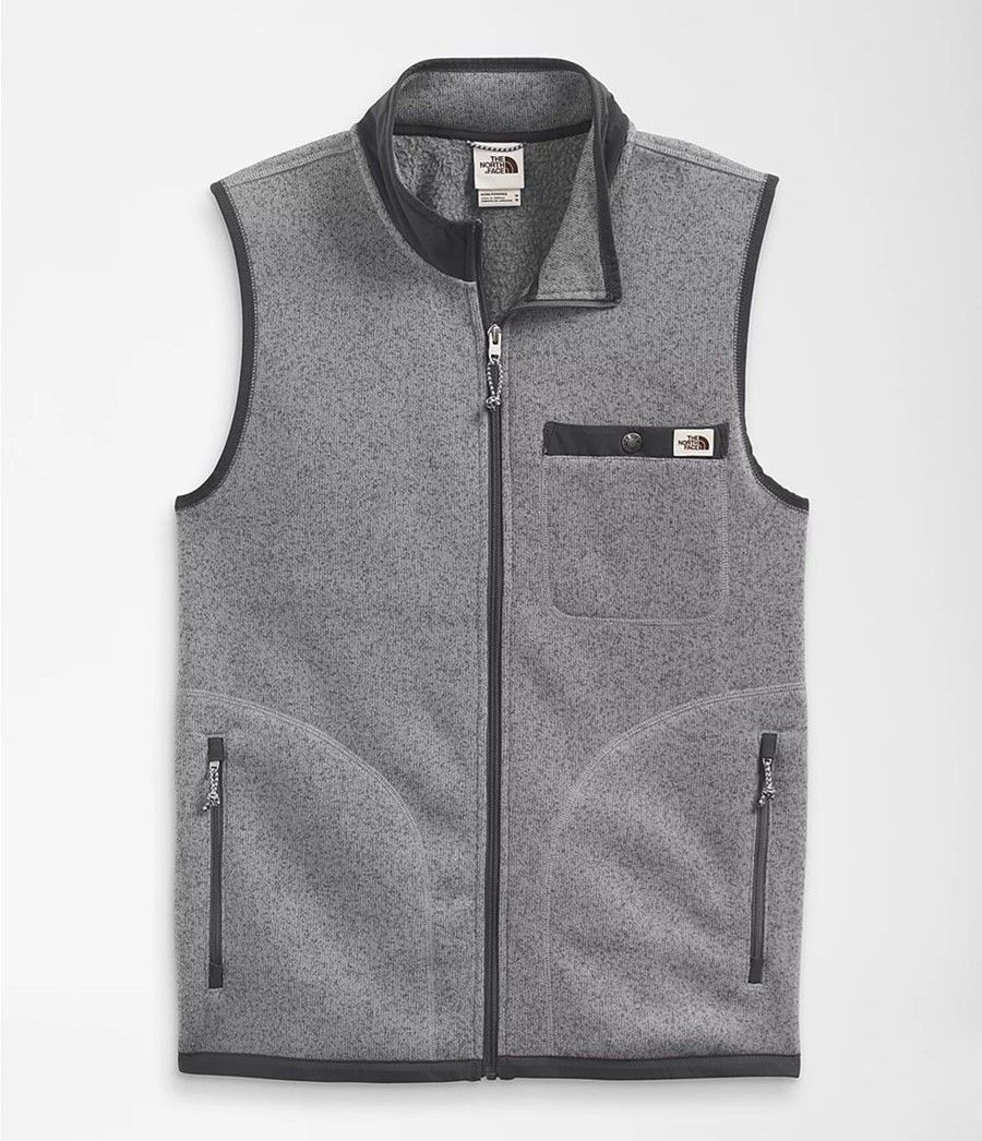 Pánské Vests The North Face Gordon Lyons Full Zip Šedé | SFWUMTN-47