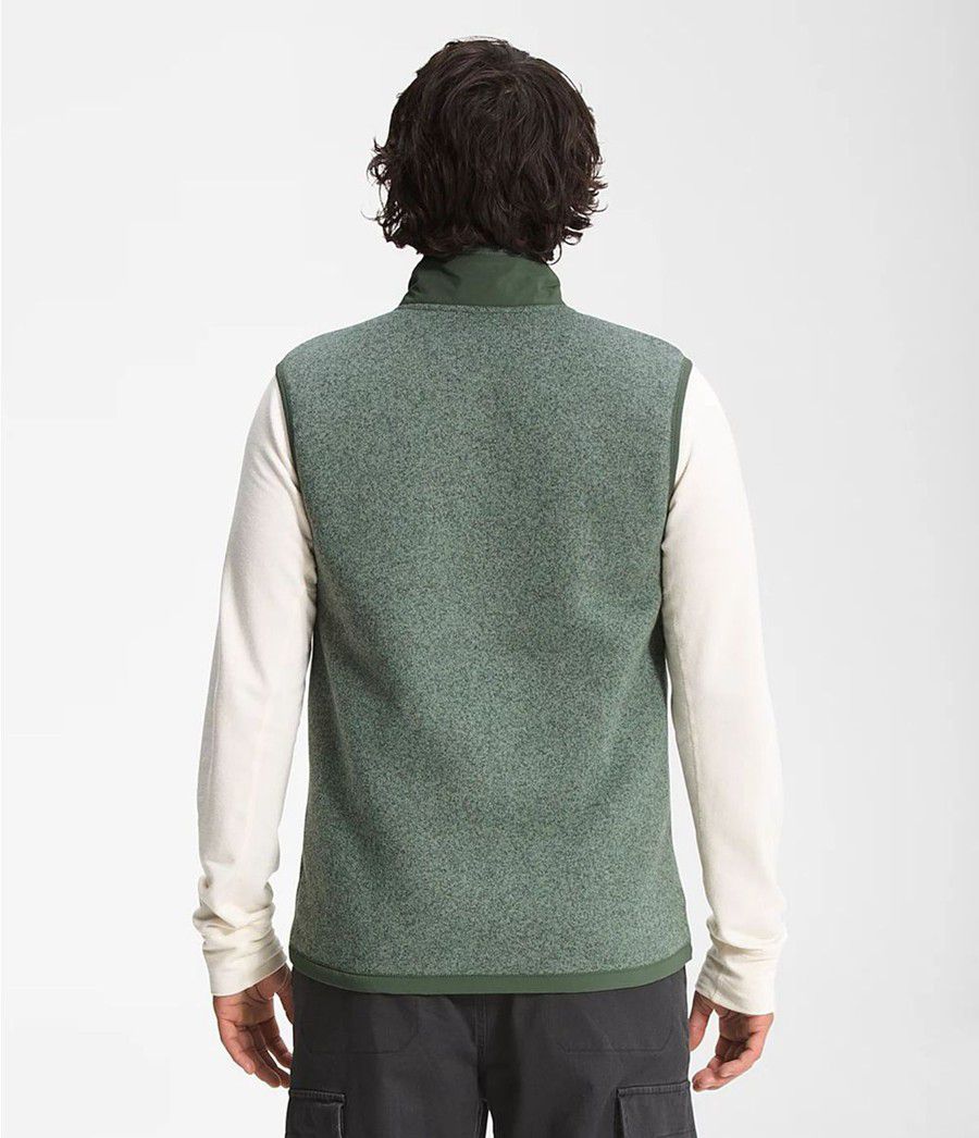 Pánské Vests The North Face Gordon Lyons Full Zip Zelene | LRIWEPO-37