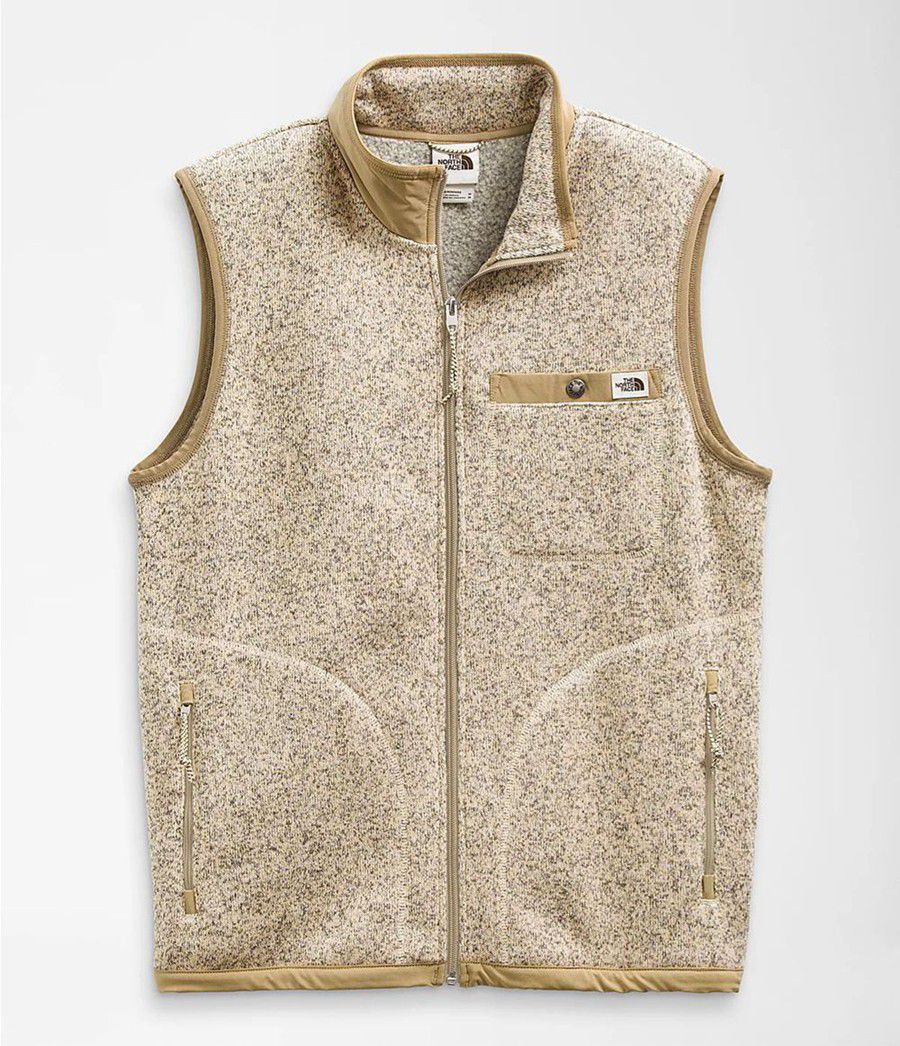 Pánské Vests The North Face Gordon Lyons Full Zip Hnědé | RXVAMEF-04