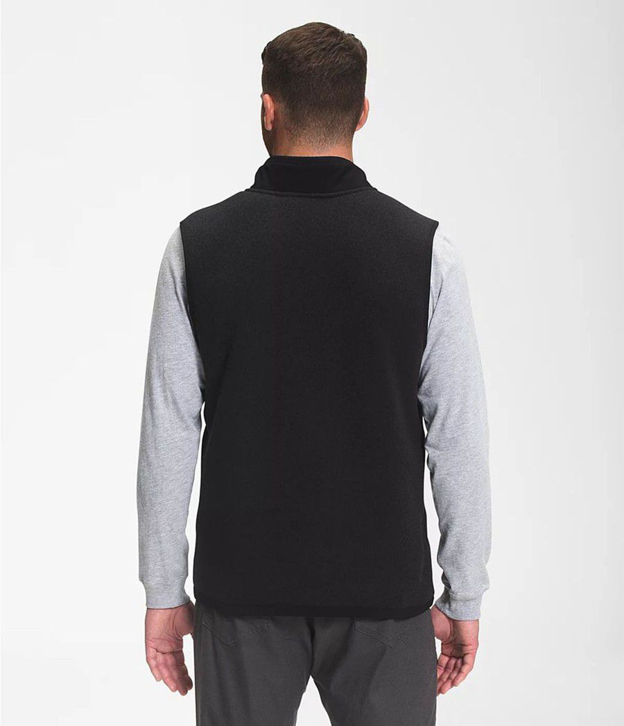 Pánské Vests The North Face Gordon Lyons Full Zip Černé | BIPKHFU-52