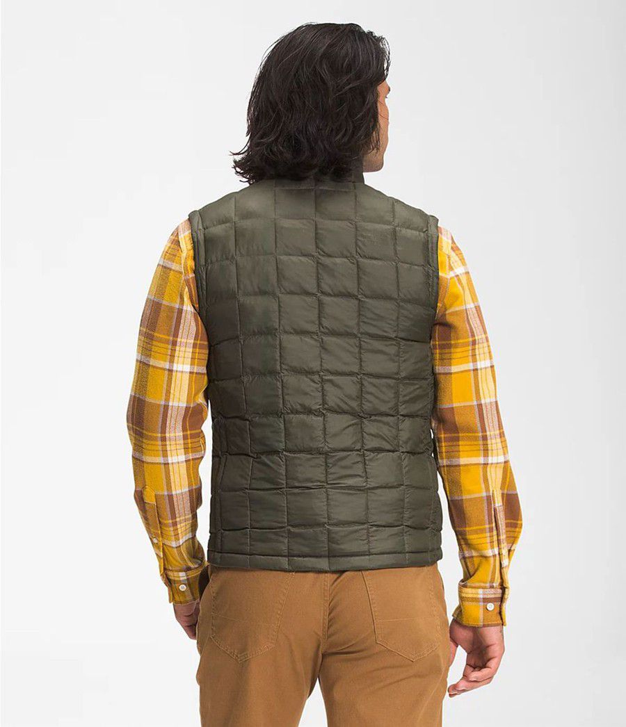 Pánské Vests The North Face Thermoball Eco Olivy Zelené | KJGRBHY-60