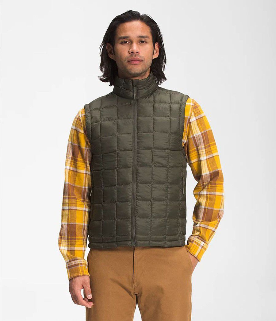 Pánské Vests The North Face Thermoball Eco Olivy Zelené | KJGRBHY-60