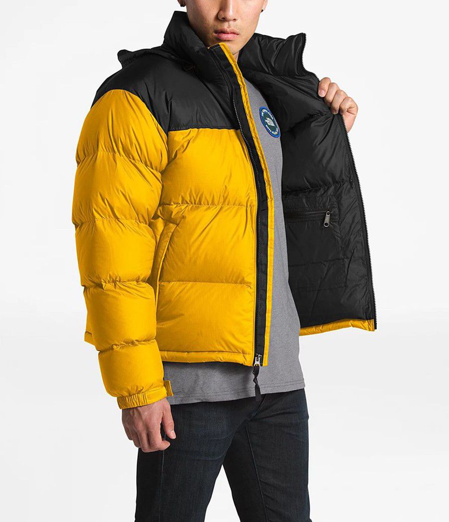 Pánské Zateplené Bundy The North Face 1996 Retro Nuptse Žluté | ZLHGJPA-09