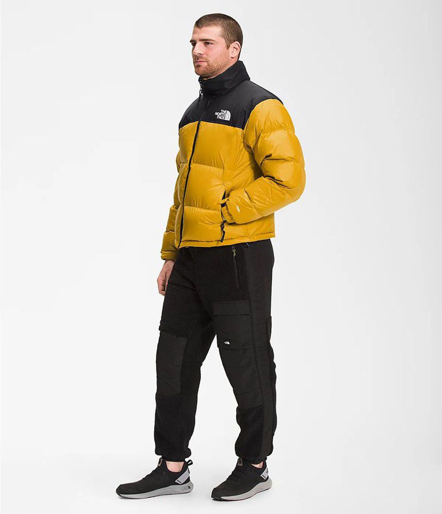Pánské Zateplené Bundy The North Face 1996 Retro Nuptse Žluté | BXAKUWM-05