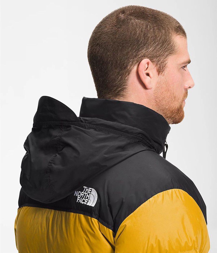 Pánské Zateplené Bundy The North Face 1996 Retro Nuptse Žluté | BXAKUWM-05
