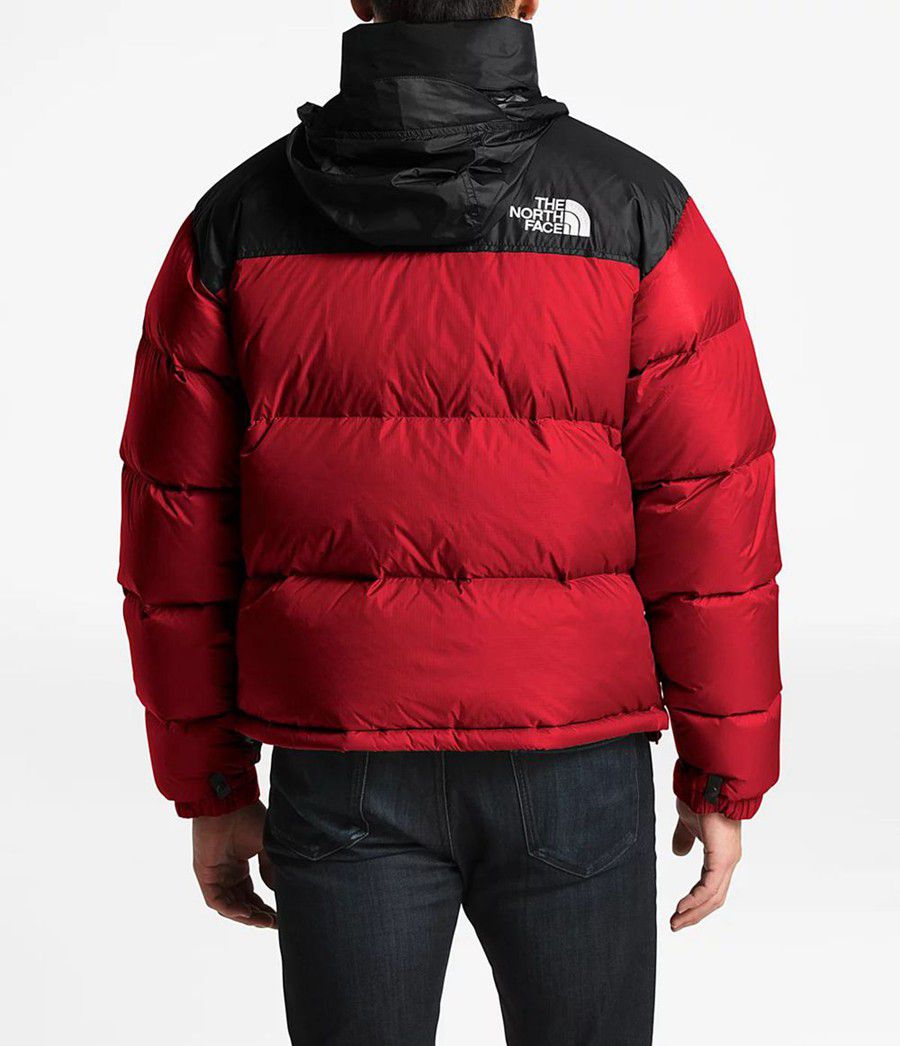 Pánské Zateplené Bundy The North Face 1996 Retro Nuptse Červené | LZHYMWD-83