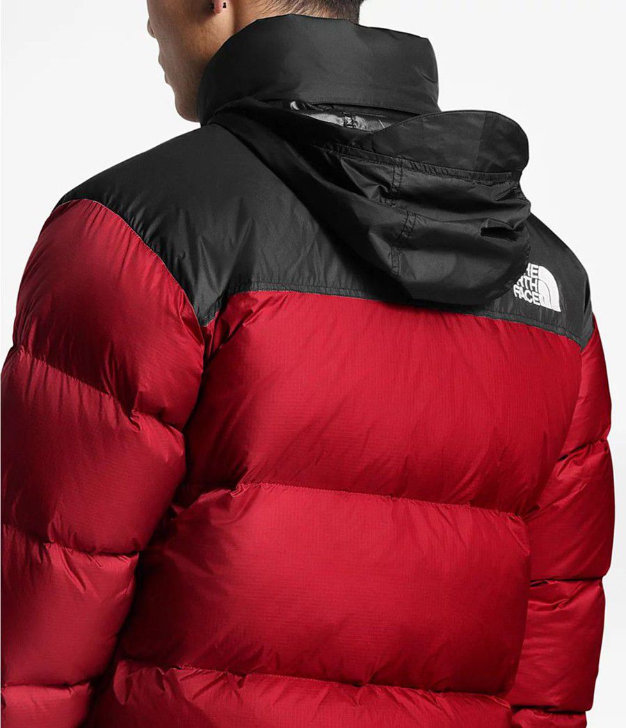 Pánské Zateplené Bundy The North Face 1996 Retro Nuptse Červené | LZHYMWD-83