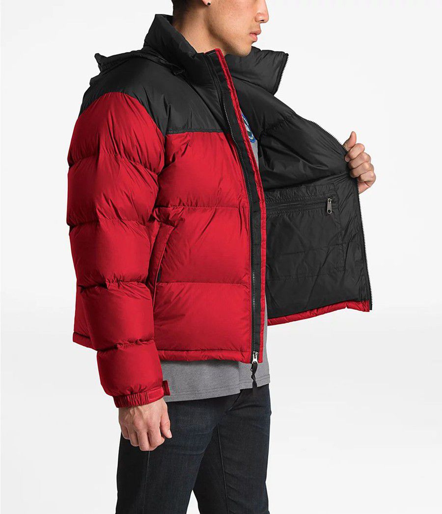 Pánské Zateplené Bundy The North Face 1996 Retro Nuptse Červené | LZHYMWD-83