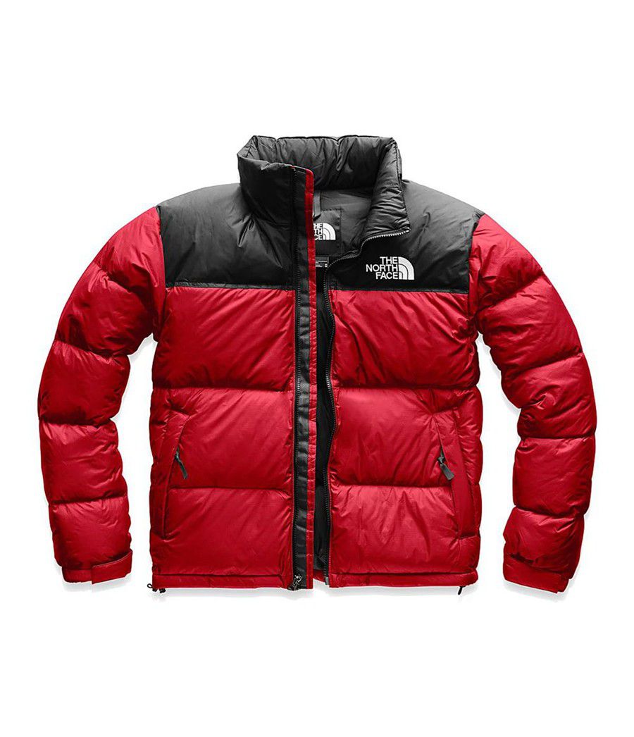 Pánské Zateplené Bundy The North Face 1996 Retro Nuptse Červené | LZHYMWD-83