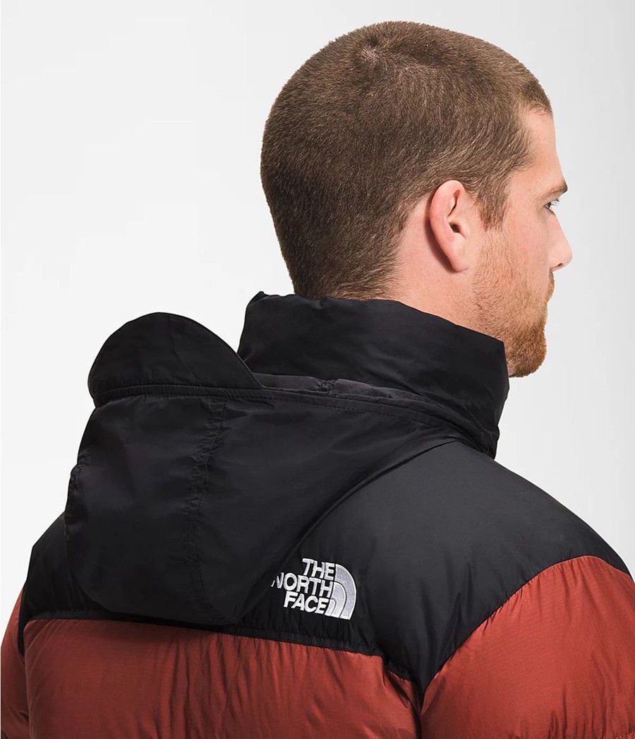 Pánské Zateplené Bundy The North Face 1996 Retro Nuptse Červené | VDYGOHJ-26