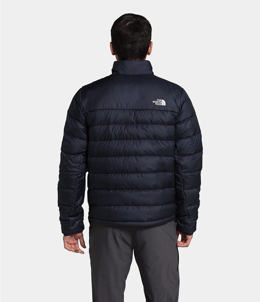Pánské Zateplené Bundy The North Face Aconcagua 2 Tmavě Blankyt | OXJKUPG-20