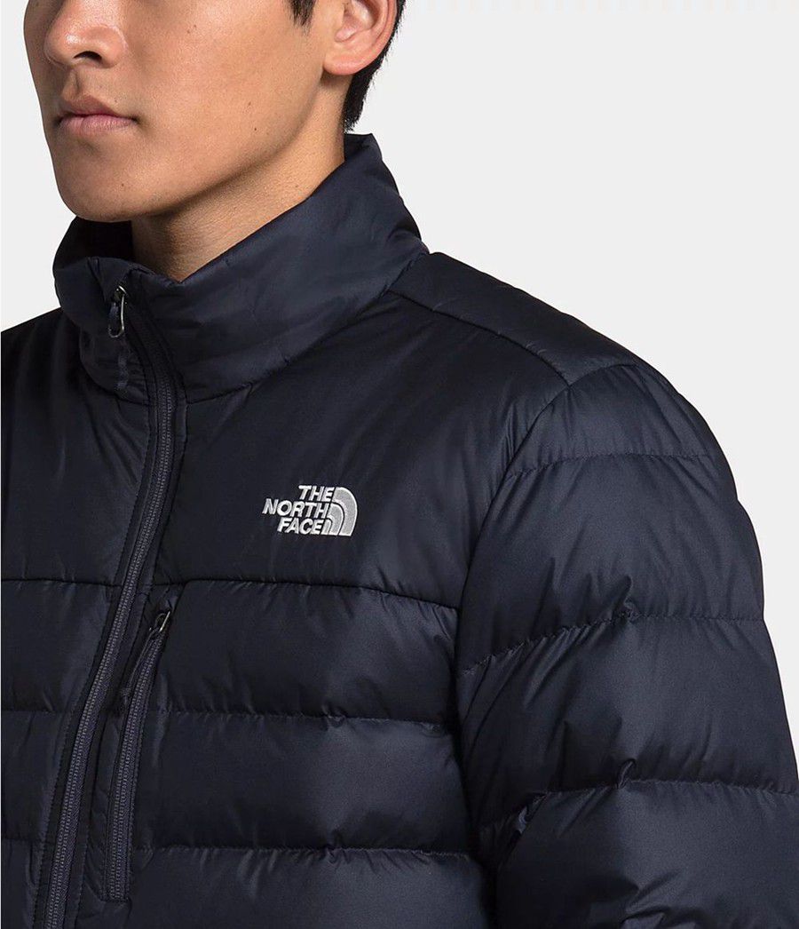 Pánské Zateplené Bundy The North Face Aconcagua 2 Tmavě Blankyt | OXJKUPG-20