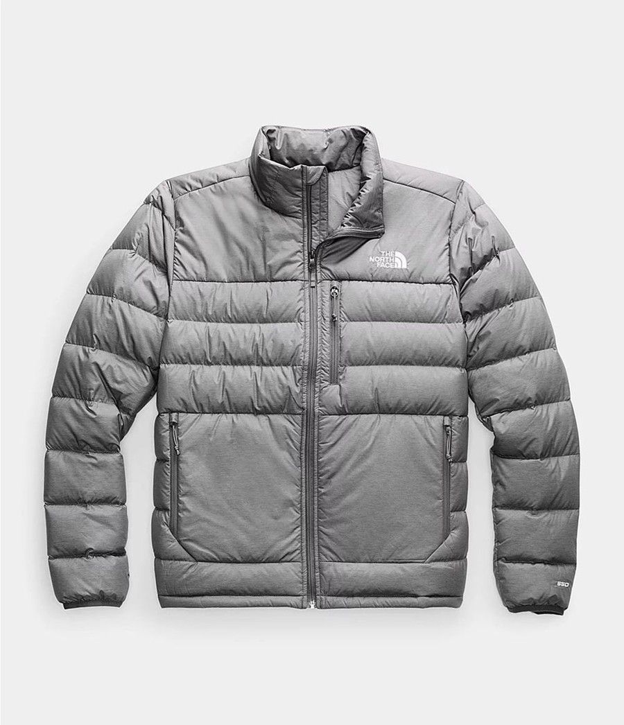 Pánské Zateplené Bundy The North Face Aconcagua 2 Šedé | OYVUHJZ-75