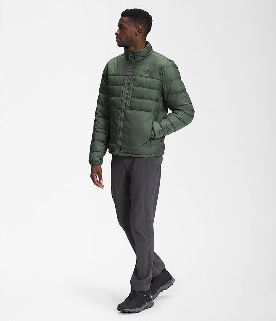 Pánské Zateplené Bundy The North Face Aconcagua 2 Zelene | CAQJLFX-31