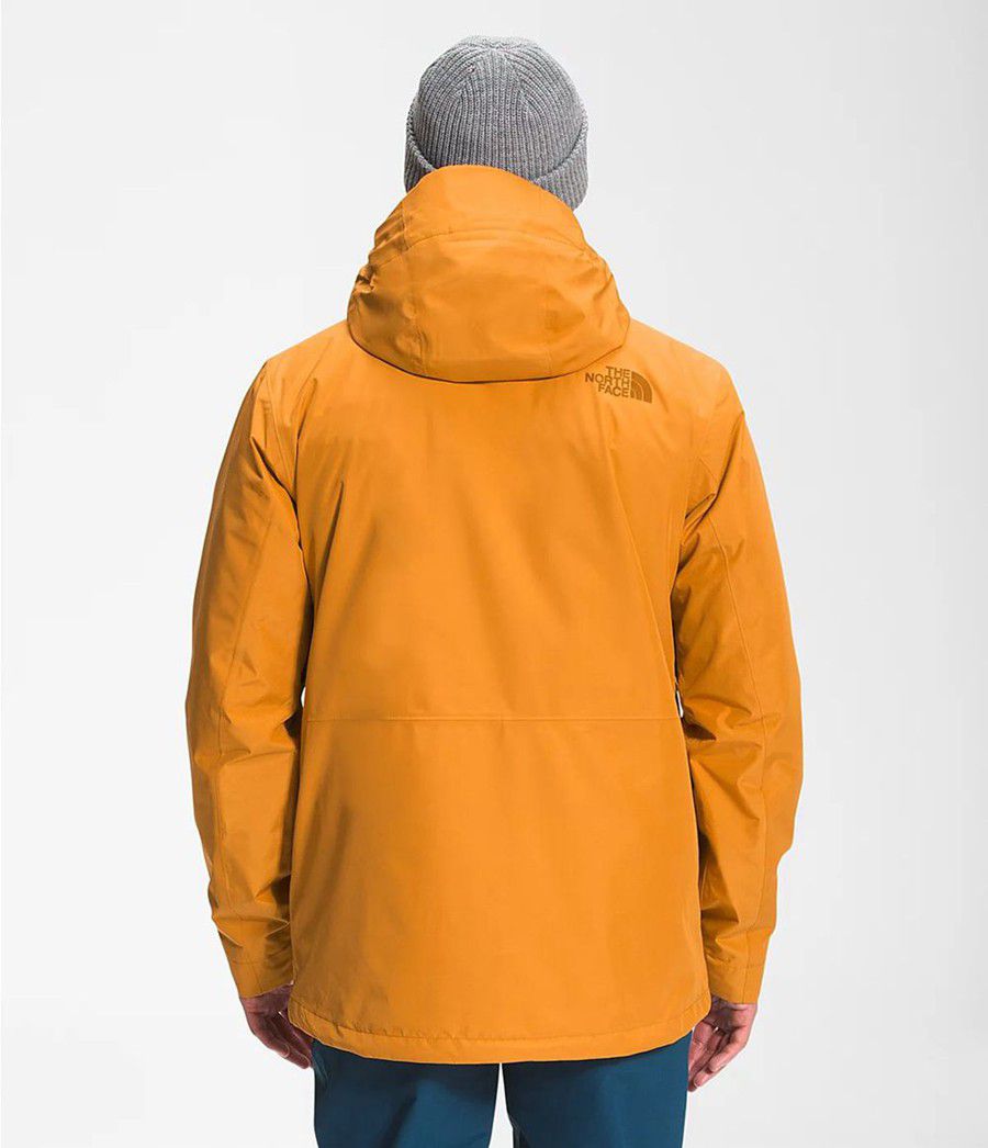 Pánské Zateplené Bundy The North Face Clement Triclimate® Žluté | MURIDEZ-74