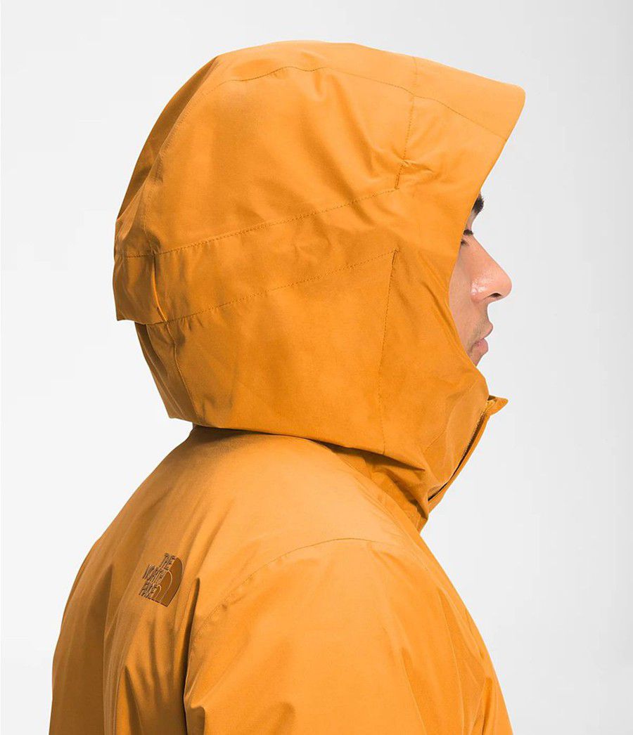 Pánské Zateplené Bundy The North Face Clement Triclimate® Žluté | MURIDEZ-74