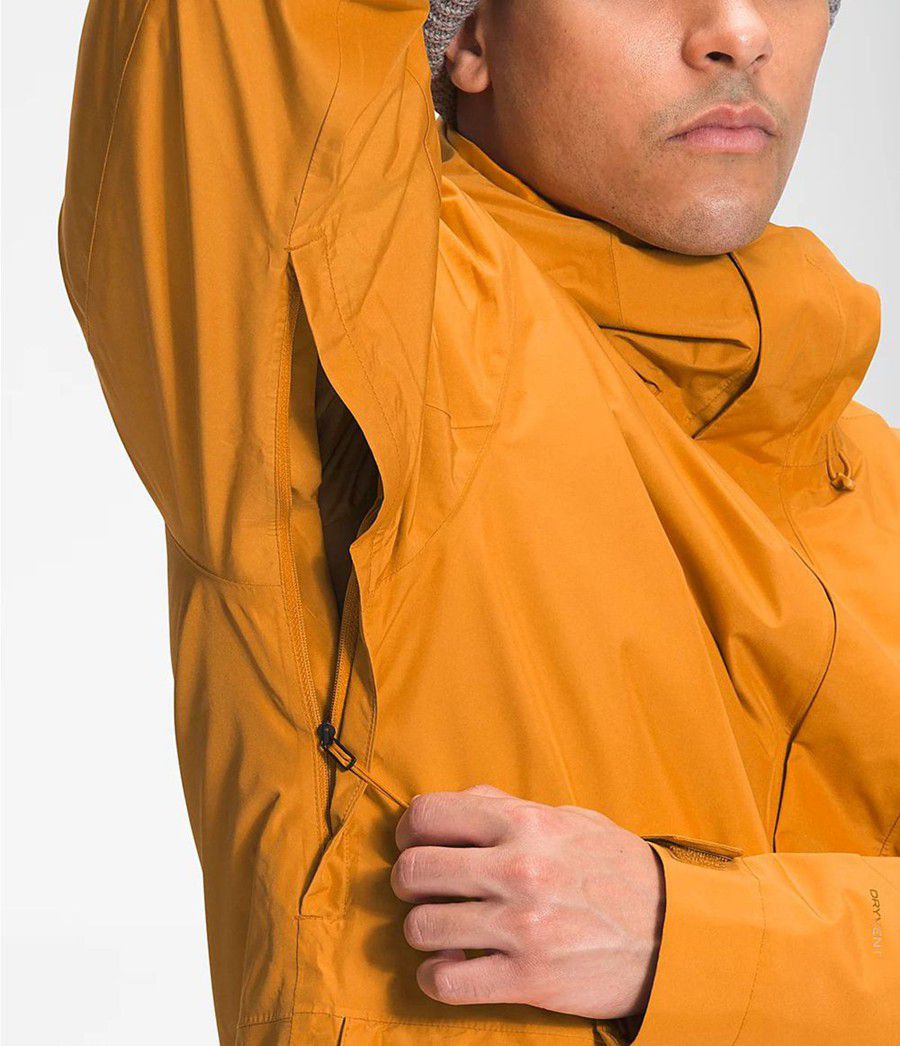 Pánské Zateplené Bundy The North Face Clement Triclimate® Žluté | MURIDEZ-74