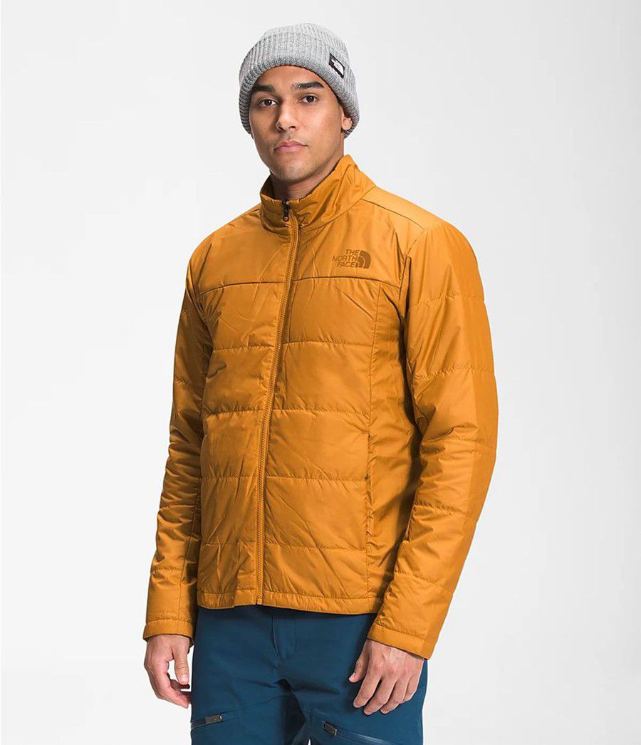 Pánské Zateplené Bundy The North Face Clement Triclimate® Žluté | MURIDEZ-74