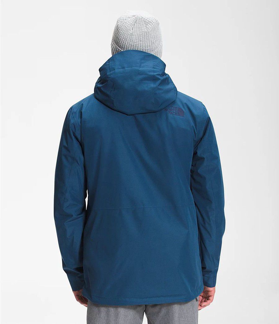 Pánské Zateplené Bundy The North Face Clement Triclimate® Blankyt | QIBXTKR-50