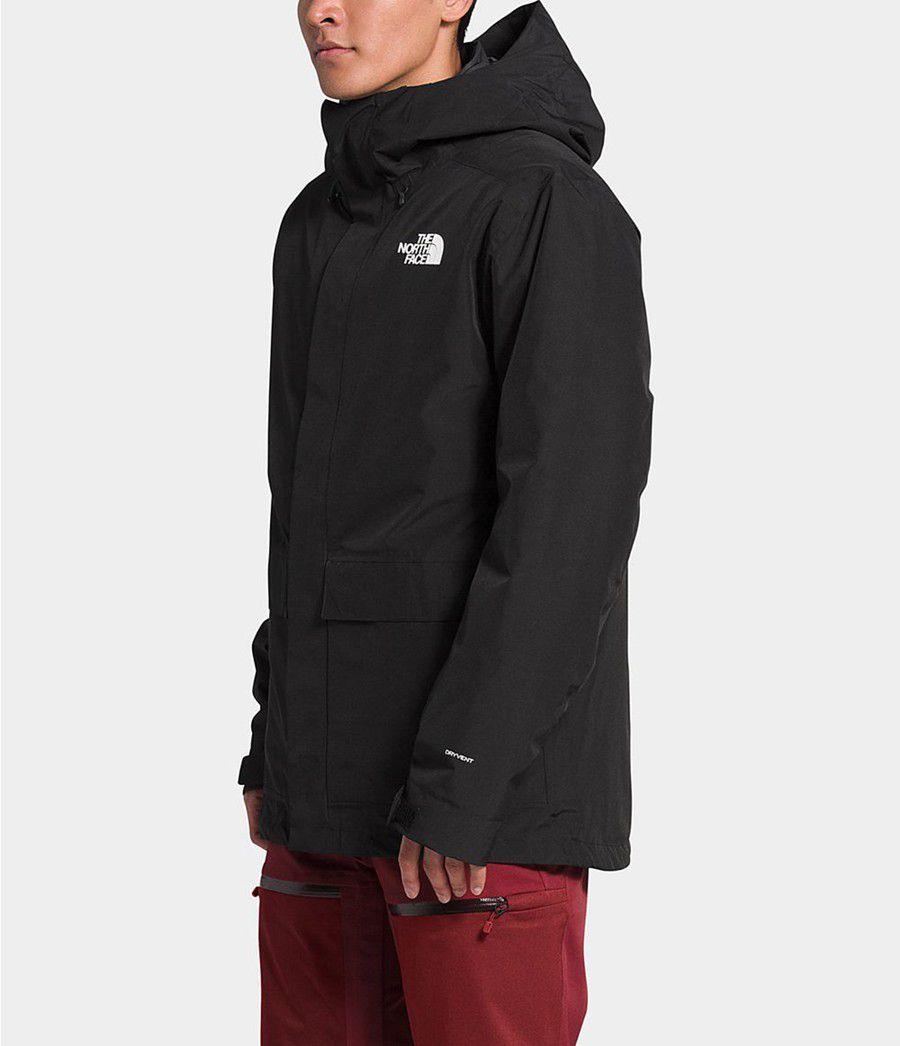 Pánské Zateplené Bundy The North Face Clement Triclimate® Černé | SHIGBDU-69